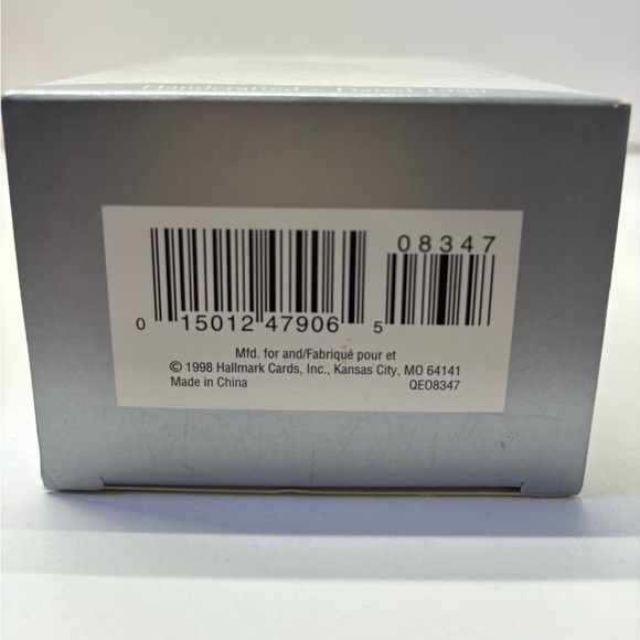 Vintage Hallmark Keepsake Ornament Inspirational Angel World of Wishes 1999 New - Picture 3 of 4